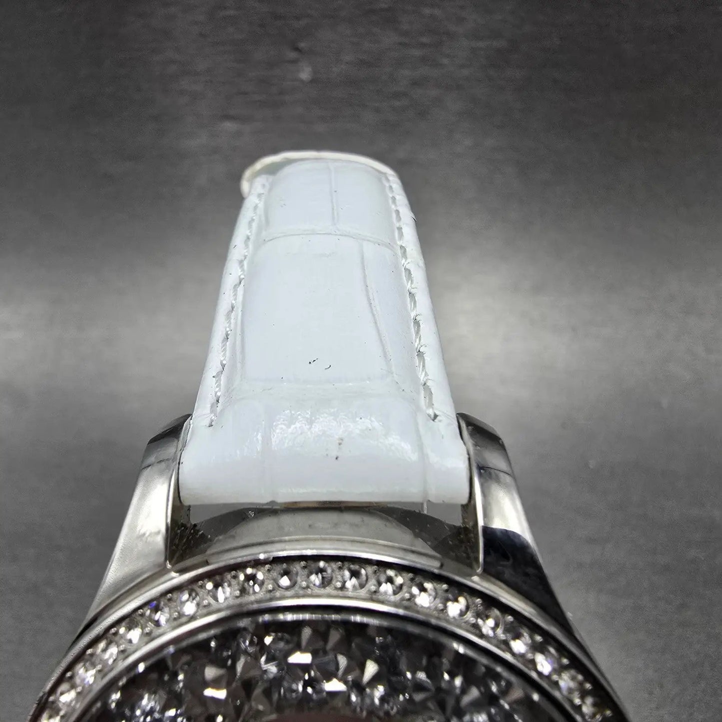 Invicta Angle Watch Women 40mm MOP Dial Silver Tone Round 24591 New Battery4