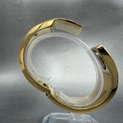 Michael kors Bangle Watch Women 28mm Champagne Dial Gold Tone MK-3497 New Batt8