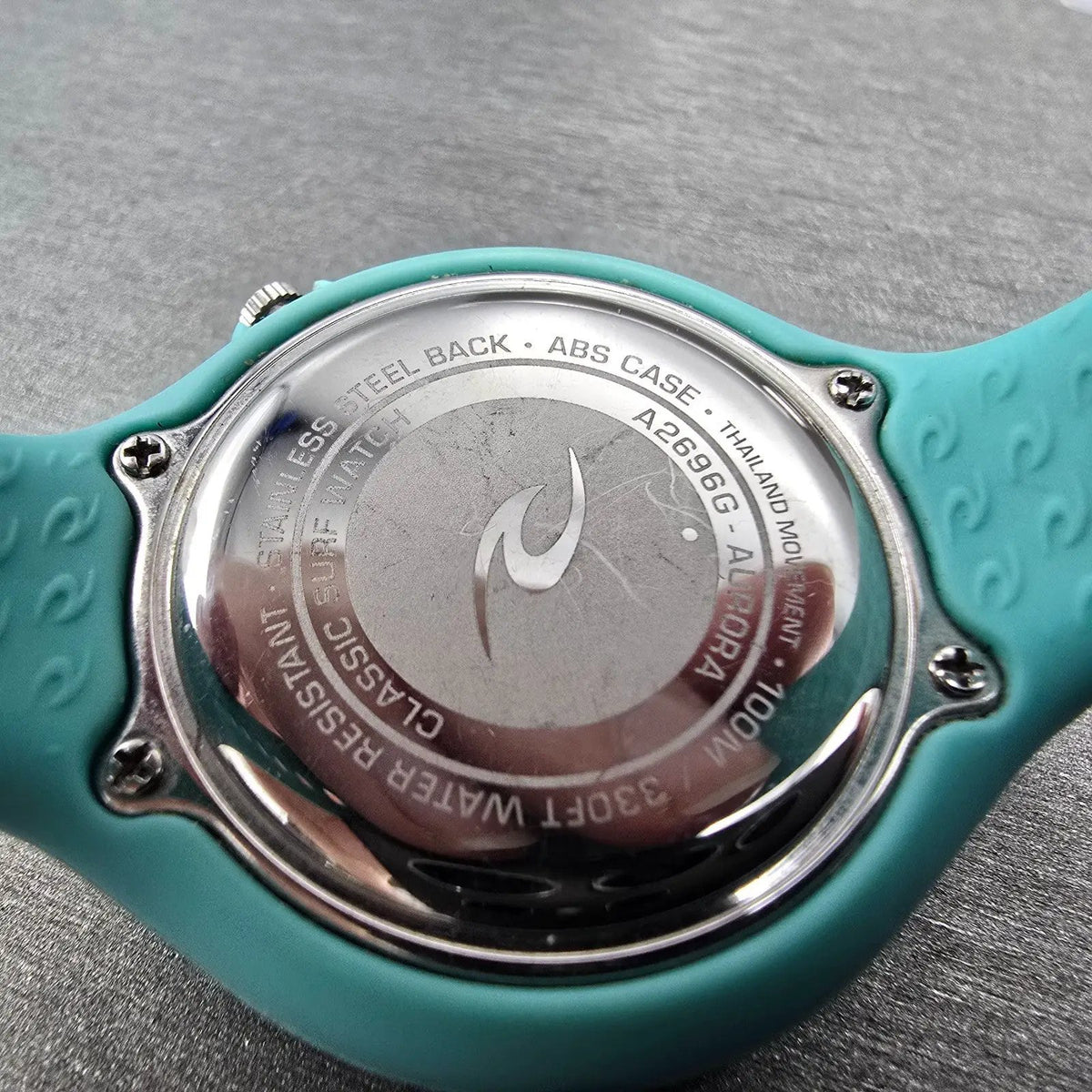 Rip Curl Aurora Surf Watch Women 37mm Blue Dial Blue Case Round New Battery9