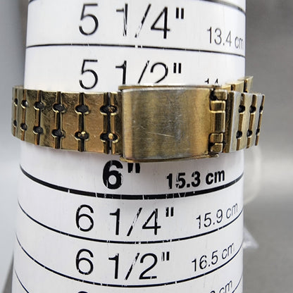 Seiko Watch Women 17mm White Dial Gold Tone Octagon 2y005509 New Battery10