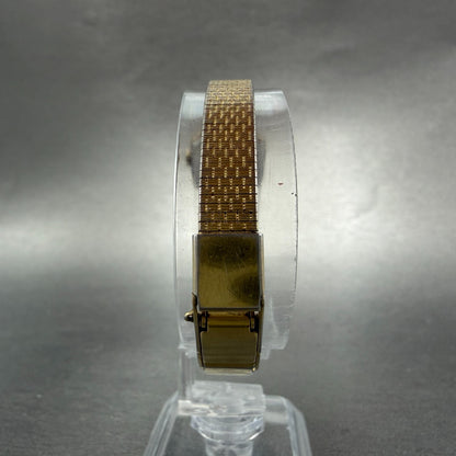 Citizen CQ Watch Women 17mm Champagne Dial Gold Tone 3220-S01795 New Battery7