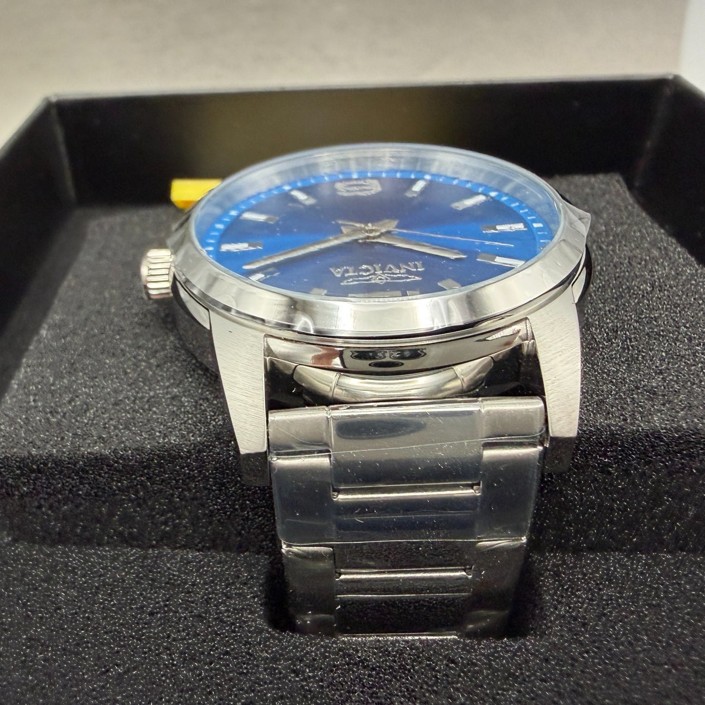 Invicta Celestial Watch Men 43mm Blue Dial Silver Round Bracelet 484904