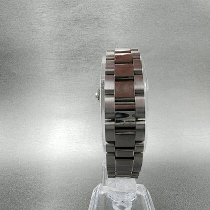 Movado Junior Sport Watch Women 26mm Black Dial Steel Round New Batt Full Set