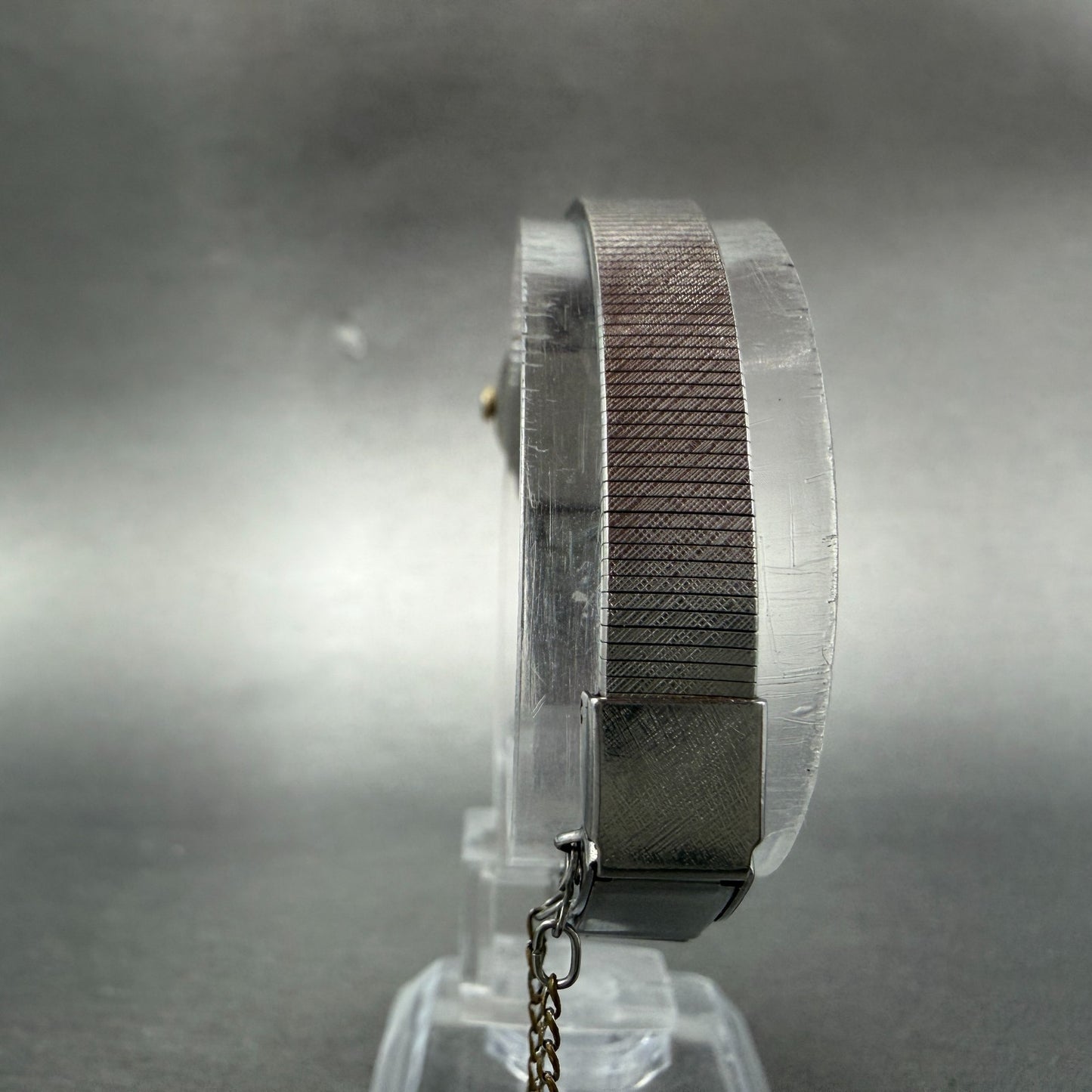 Seiko Watch Women 16mm Silver Dial Two Tone Round 2C20-0259 New Battery 56G7