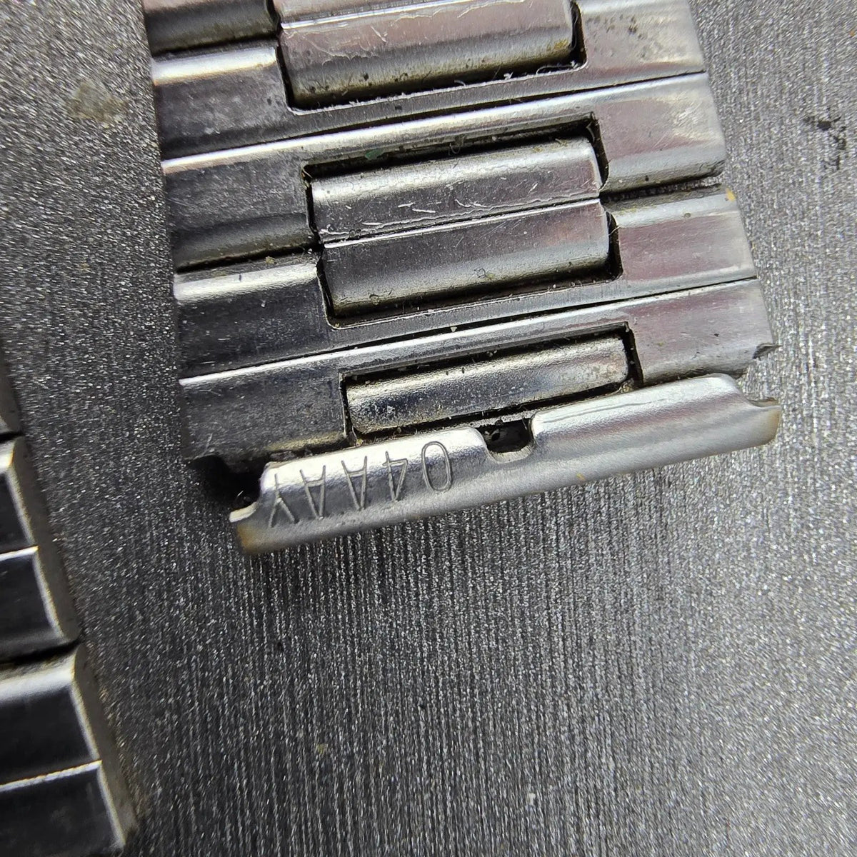 Seiko Bracelet 16mm Stainless Steel Gold Tone Vintage Japan 04AAY MISSING Clasp19