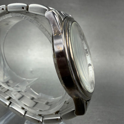 Bulova Watch Men 38mm Silver Dial Silver Tone Round 96A000 New Battery3
