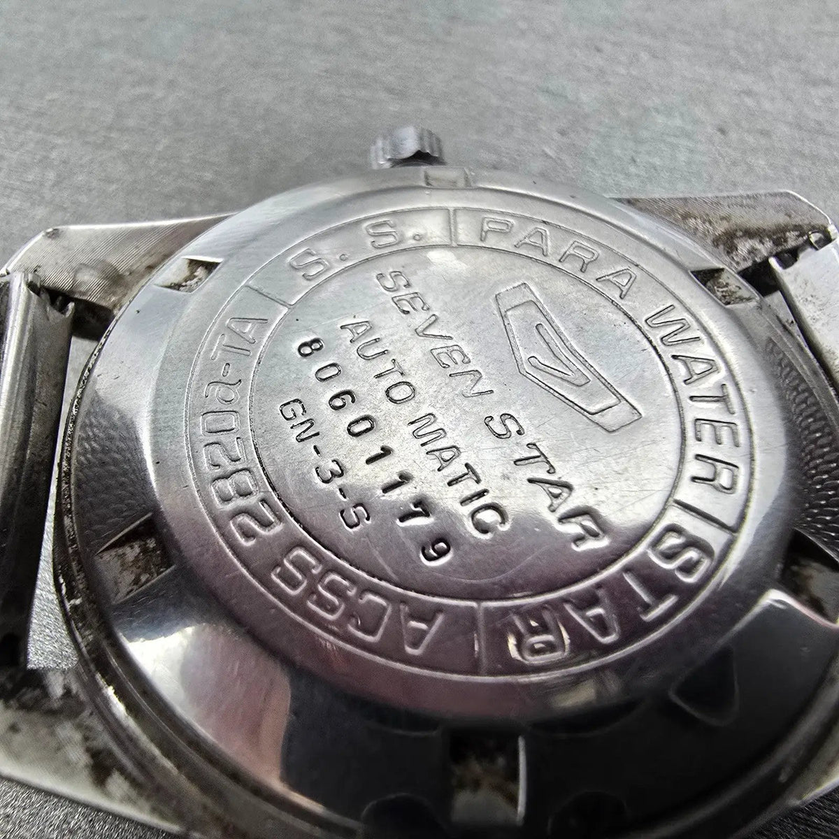 Citizen Seven Star Deluxe Watch Men 36mm Silver Dial Silver Daydate Round Runs10