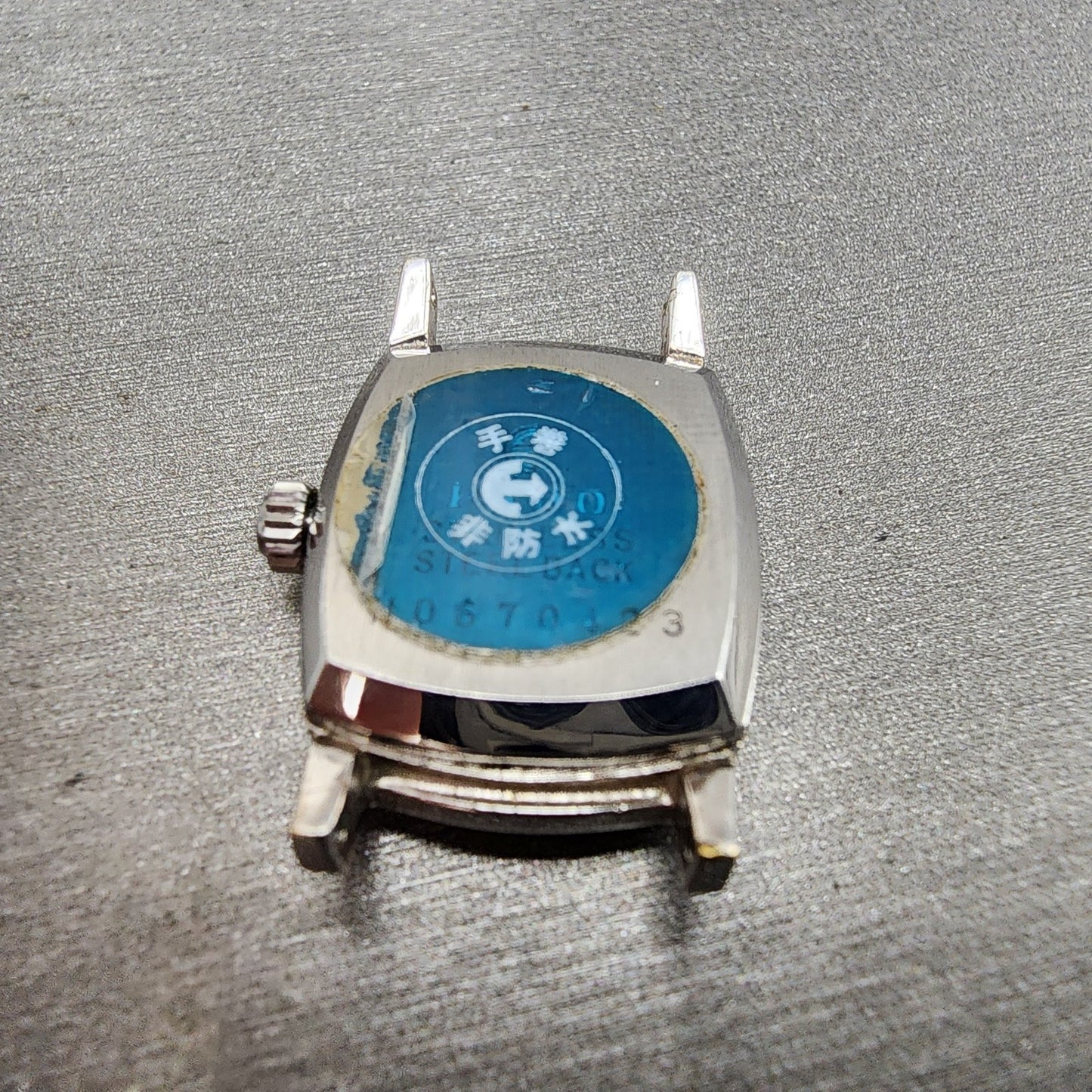 Rado Silky Tank Watch Women 18mm Silver Dial Steel Rectangle Manual Wind PARTS9