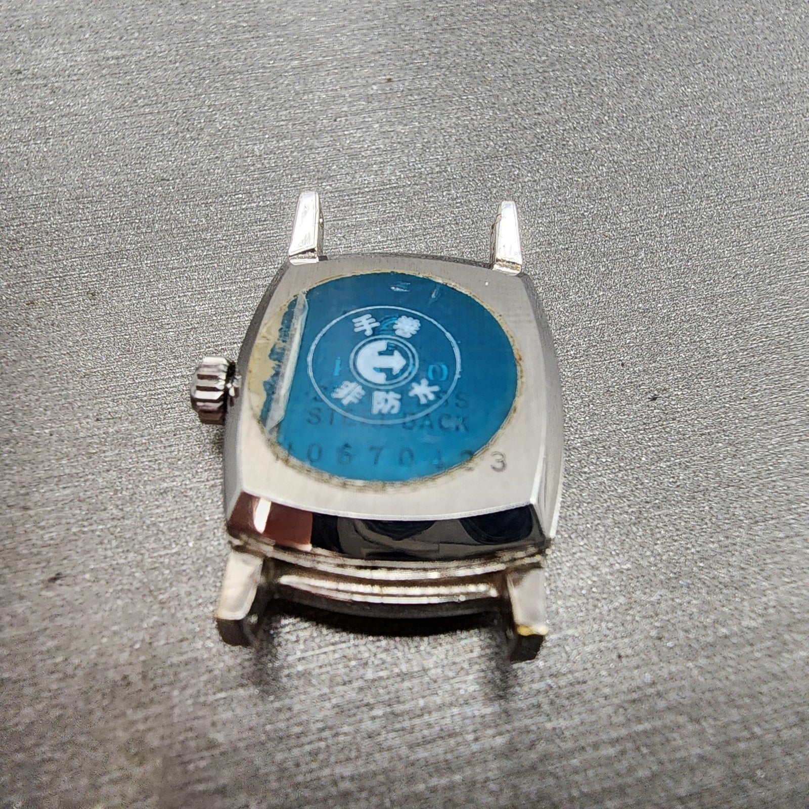Rado Silky Tank Watch Women 18mm Silver Dial Steel Rectangle Manual Wind PARTS9