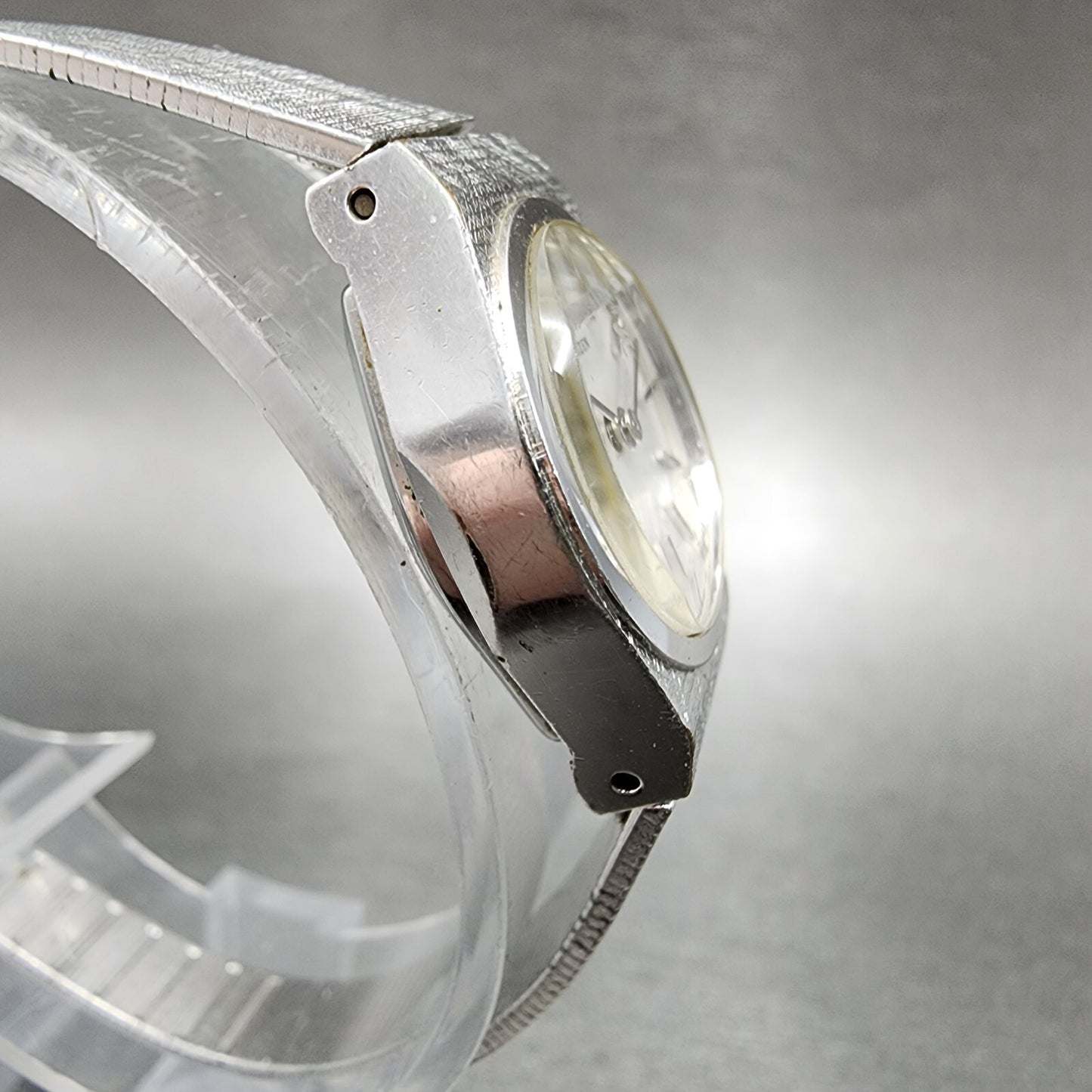 Citizen Watch Women 20mm White Dial Silver Tone Manual Round 46754523