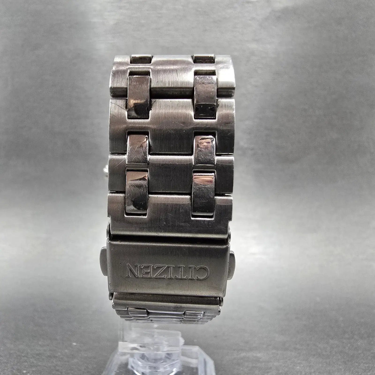 Citizen Eco-Drive Corso Watch Men 41mm Black Dial Silver Date E111-S070856 Runs7