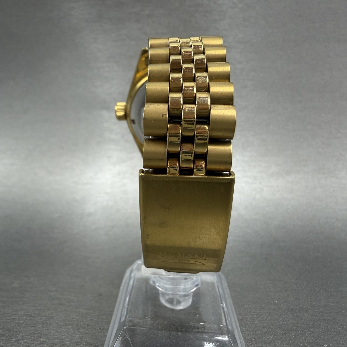 Invicta Watch Women 36mm Gold Dial Gold Tone Round 29411 New Battery7