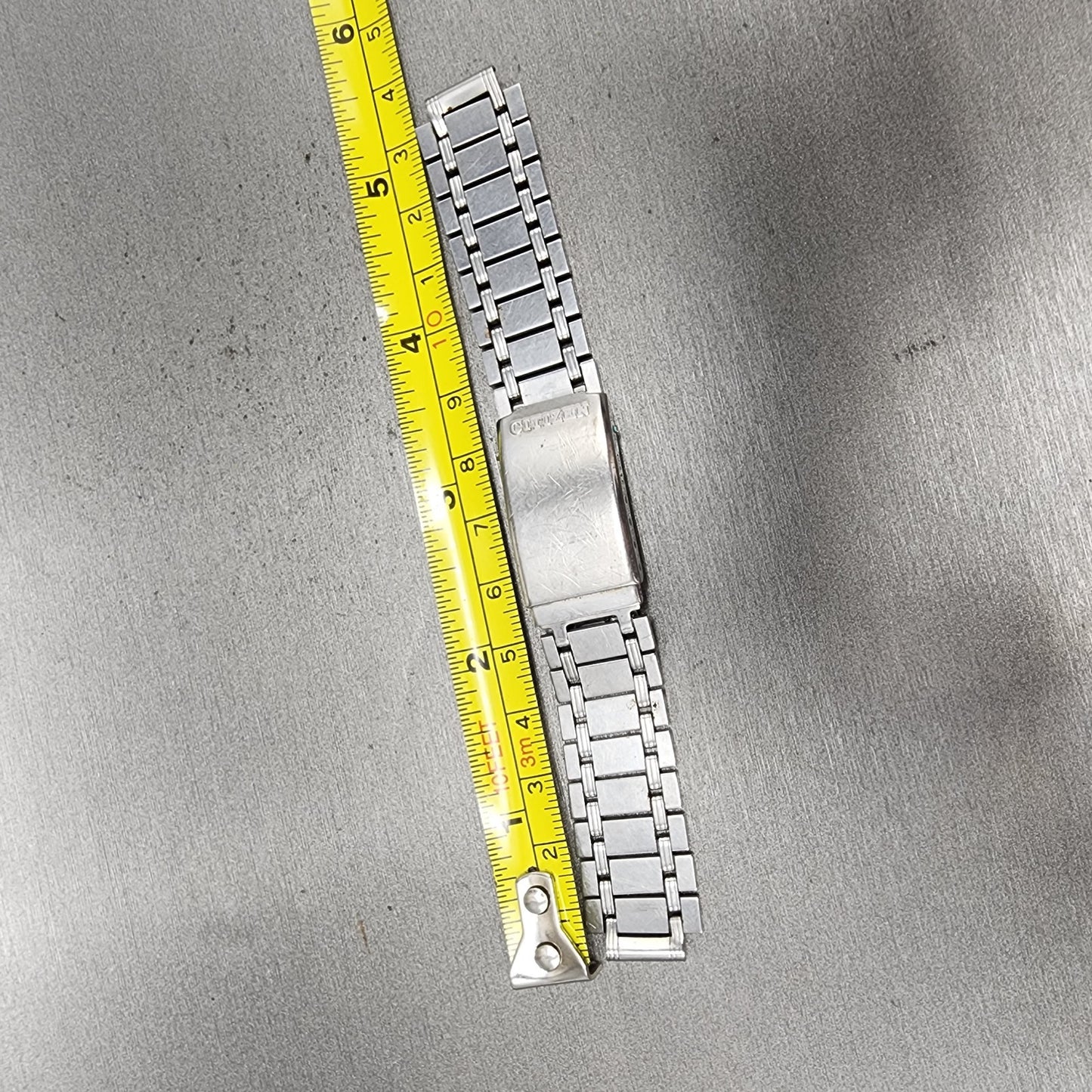 Citizen Bracelet Stainless Steel 12mm Tri Folding Clasp Vintage14