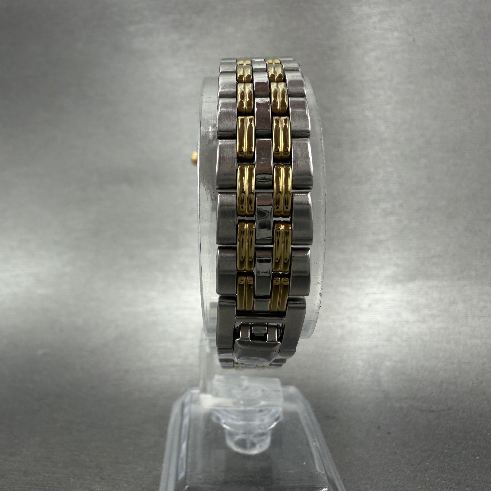 Seiko Watch Women 24mm White Dial Two Tone Round 1N010K10 New Battery VTG7