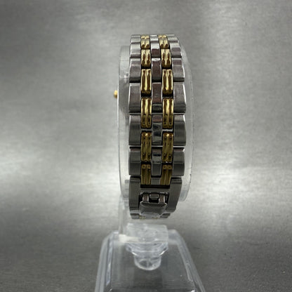 Seiko Watch Women 24mm White Dial Two Tone Round 1N010K10 New Battery VTG7