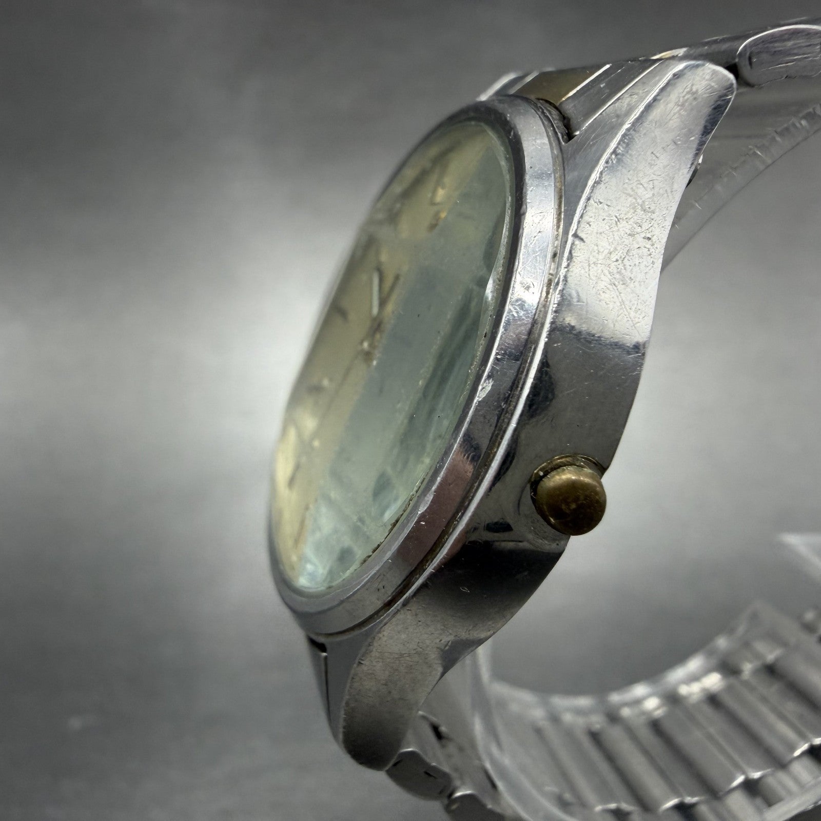 Seiko Pulsar Watch Men 34mm Champagne Dial Two Tone Daydate Y148-6009 NewBattery2