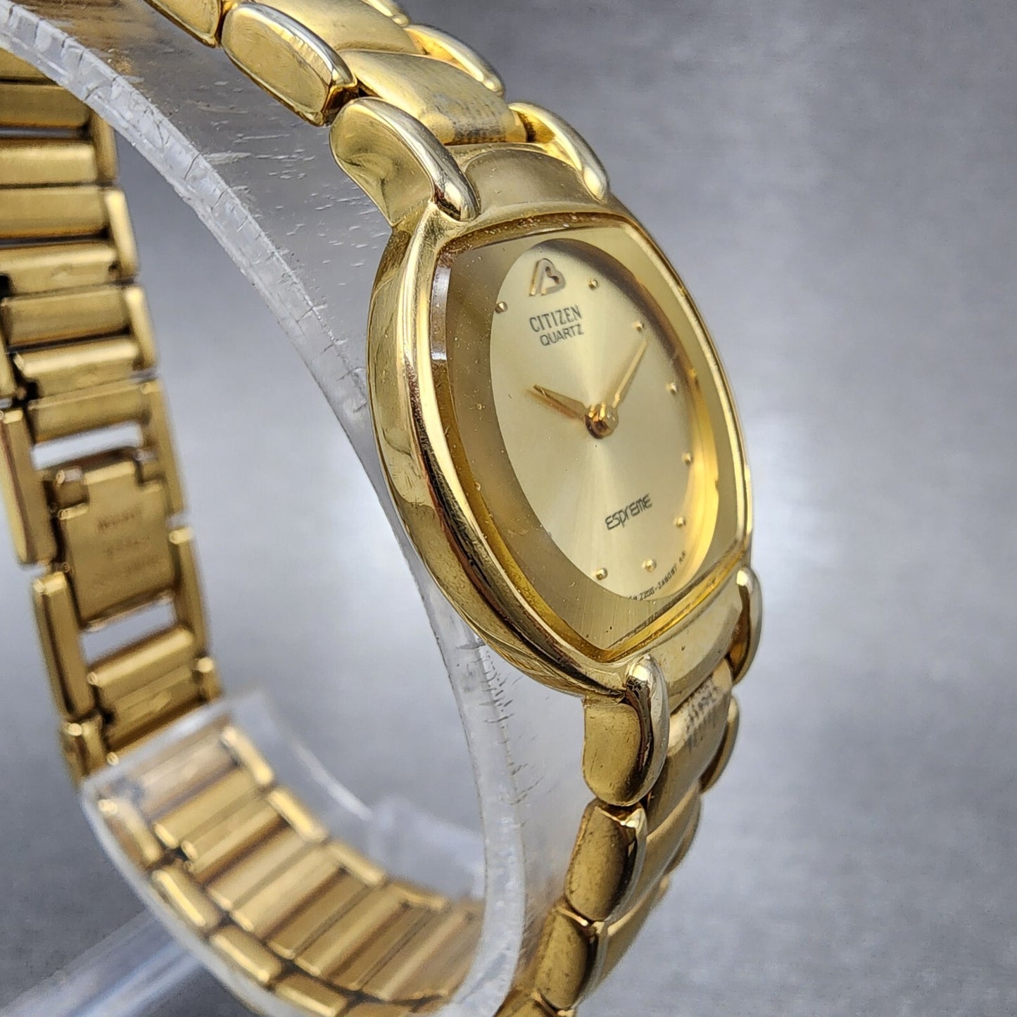 Citizen Espreme Watch Women 23mm Gold Dial Gold Tone 2200246087 New Battery3