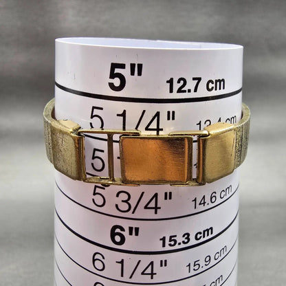 Seiko Watch Women 21mm Gold Dial Gold Tone Round 2320-0058 New Battery Vintage9