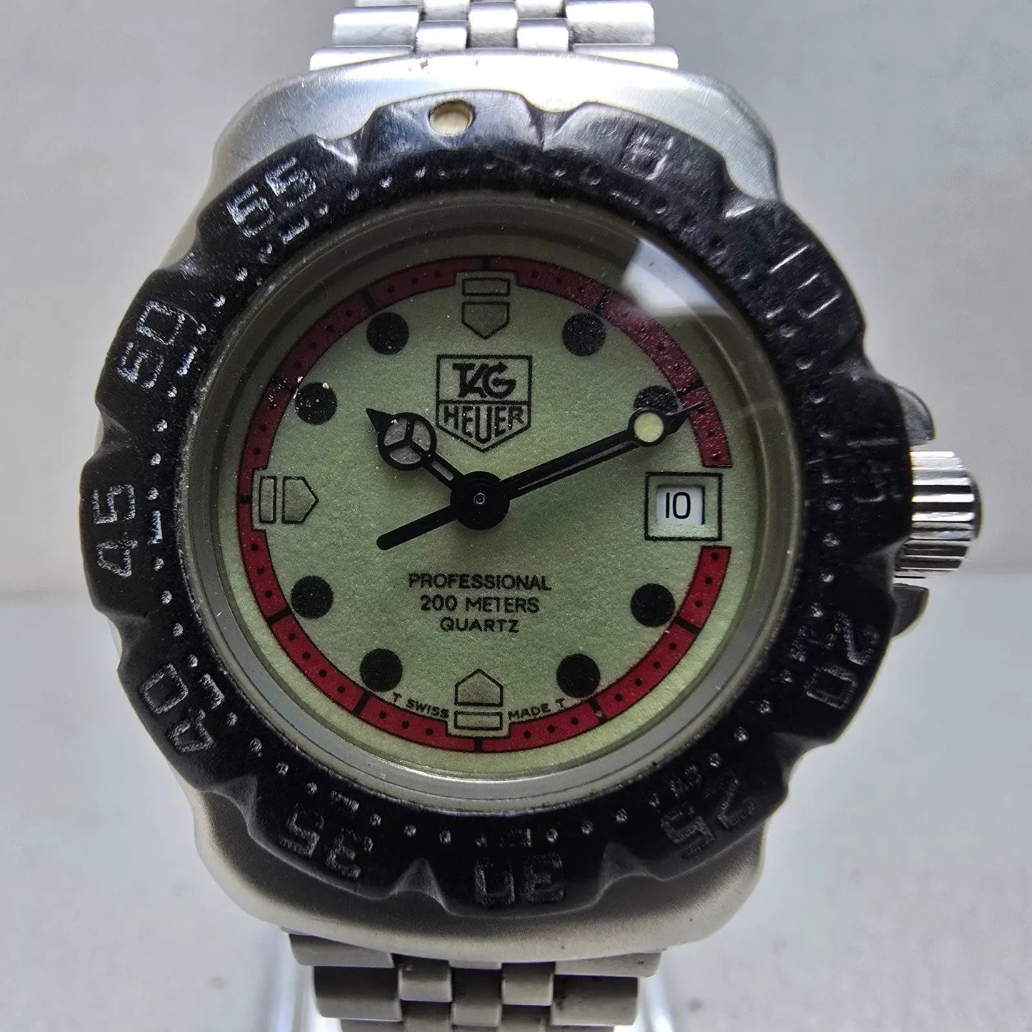 Tag Heuer Formula 1 Dive Watch Women 28mm Luminous Dial Steel Date New Battery1