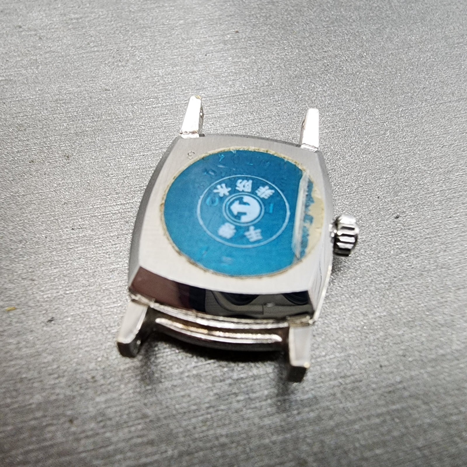 Rado Silky Tank Watch Women 18mm Silver Dial Steel Rectangle Manual Wind PARTS11