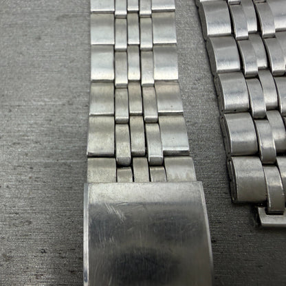 Seiko 5 Actus Bracelet 18mm Silver Tone Stainless Steel XAA047 Vintage5
