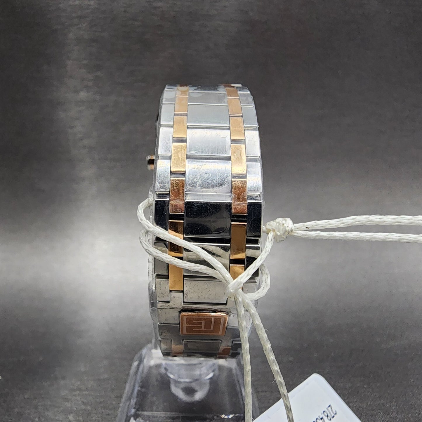 Balmain Beleganza Watch Women 25mm Silve Dial Two Tone Rectangle Rose Gold Tone7