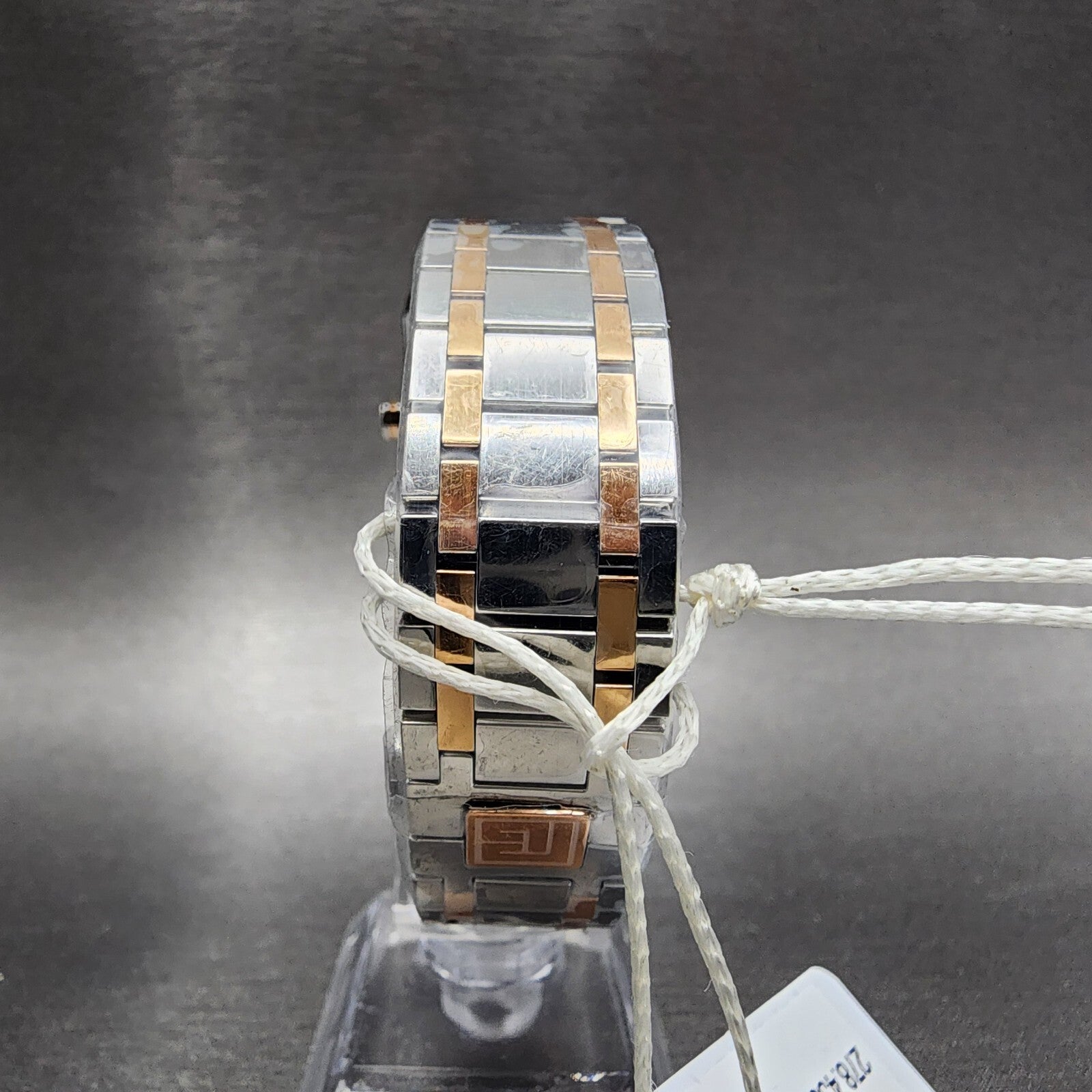 Balmain Beleganza Watch Women 25mm Silve Dial Two Tone Rectangle Rose Gold Tone7