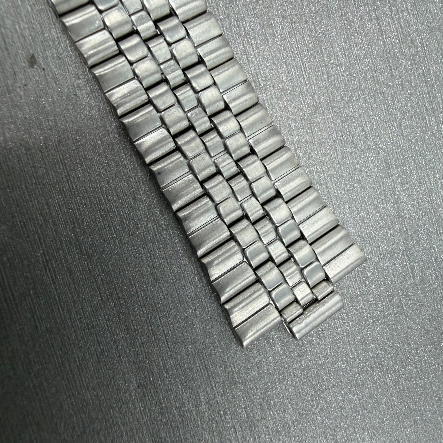 Seiko Bracelet 20mm Stainless Steel Silver Tone Tri Folding Clasp Vintage Japan8