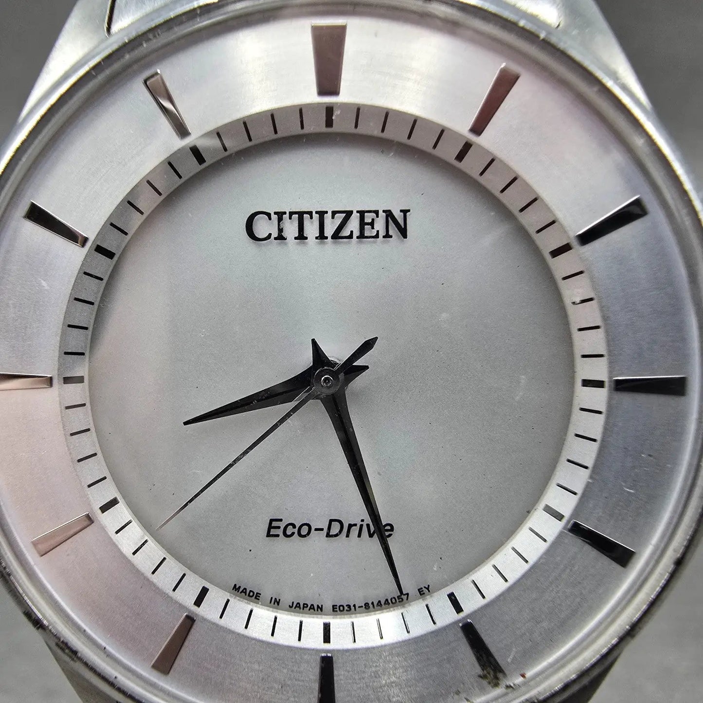 Citizen Eco-Drive Watch Men 37mm Silver Dial Silver Tone E031-S103720 PARTS2