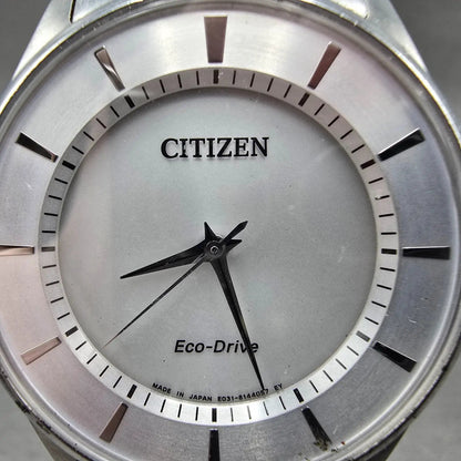 Citizen Eco-Drive Watch Men 37mm Silver Dial Silver Tone E031-S103720 PARTS2