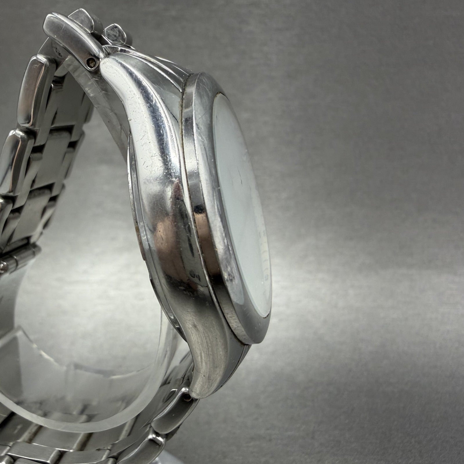 Michael Kors Watch Women 40mm MOP Dial Silver Tone Round MK5325 New battery3
