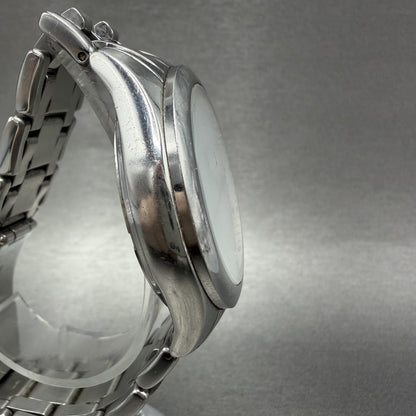 Michael Kors Watch Women 40mm MOP Dial Silver Tone Round MK5325 New battery3