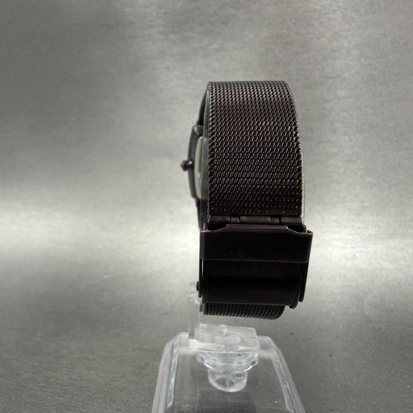 Skagen Tank Watch Women 24mm MOP Dial Purple Tone 396XSMM New Battery7