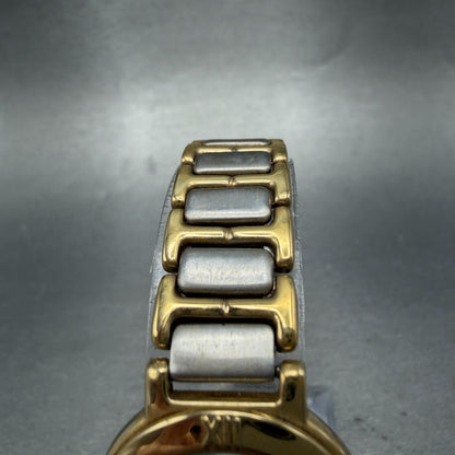 Yves Saint Laurent Watch Women 24mm Blue Dial Two Tone Round 2200-229789 Newbat4