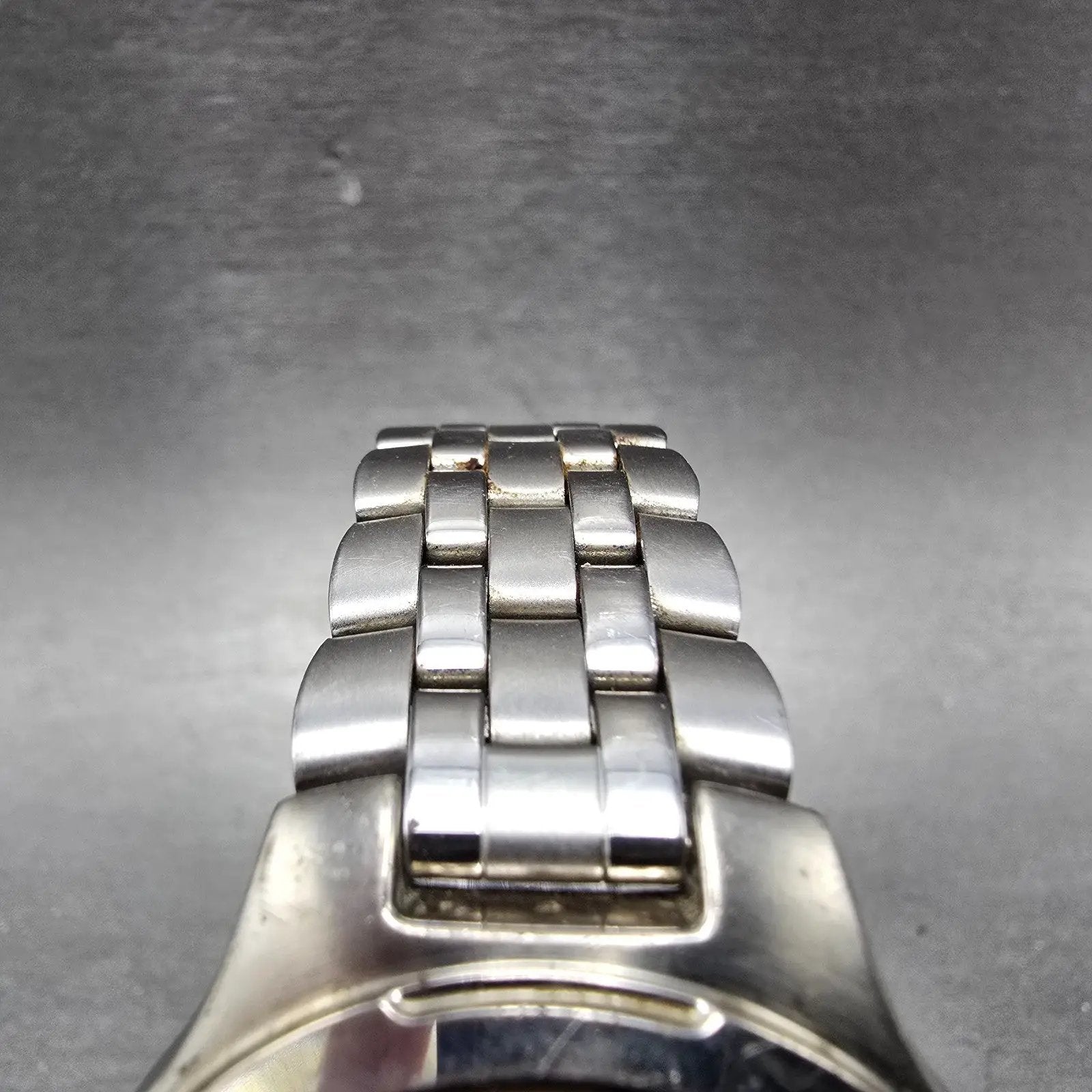 Citizen Junction Eco-Drive Watch Men 36mm Gray Dial Two Tone 5080-K10816 Runs4