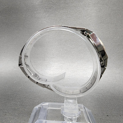 Seiko Watch Women 17mm Silver Dial Two Tone Round 54200129 New Battery Vintage8