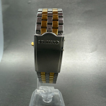 Seiko Sports 150 Analog Digital Watch Men 34mm Black Dial Two Tone New Battery7