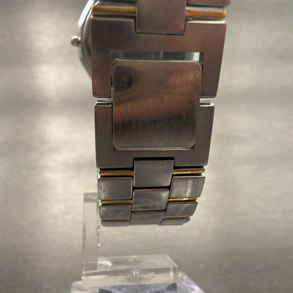 Seiko Lasalle Watch Men 32mm Silver Dial Two Tone Round 5A54-0350 New Battery7
