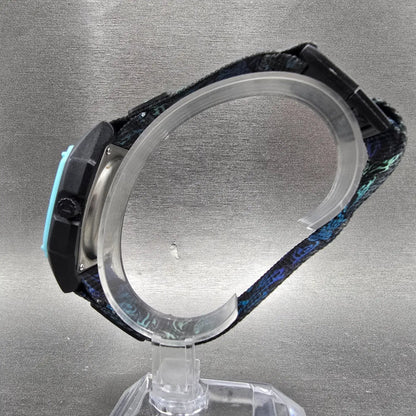 Freestyle Shark Watch Men 38mm Blue Dial Black Shark week Tribal Octagon NewBatt6