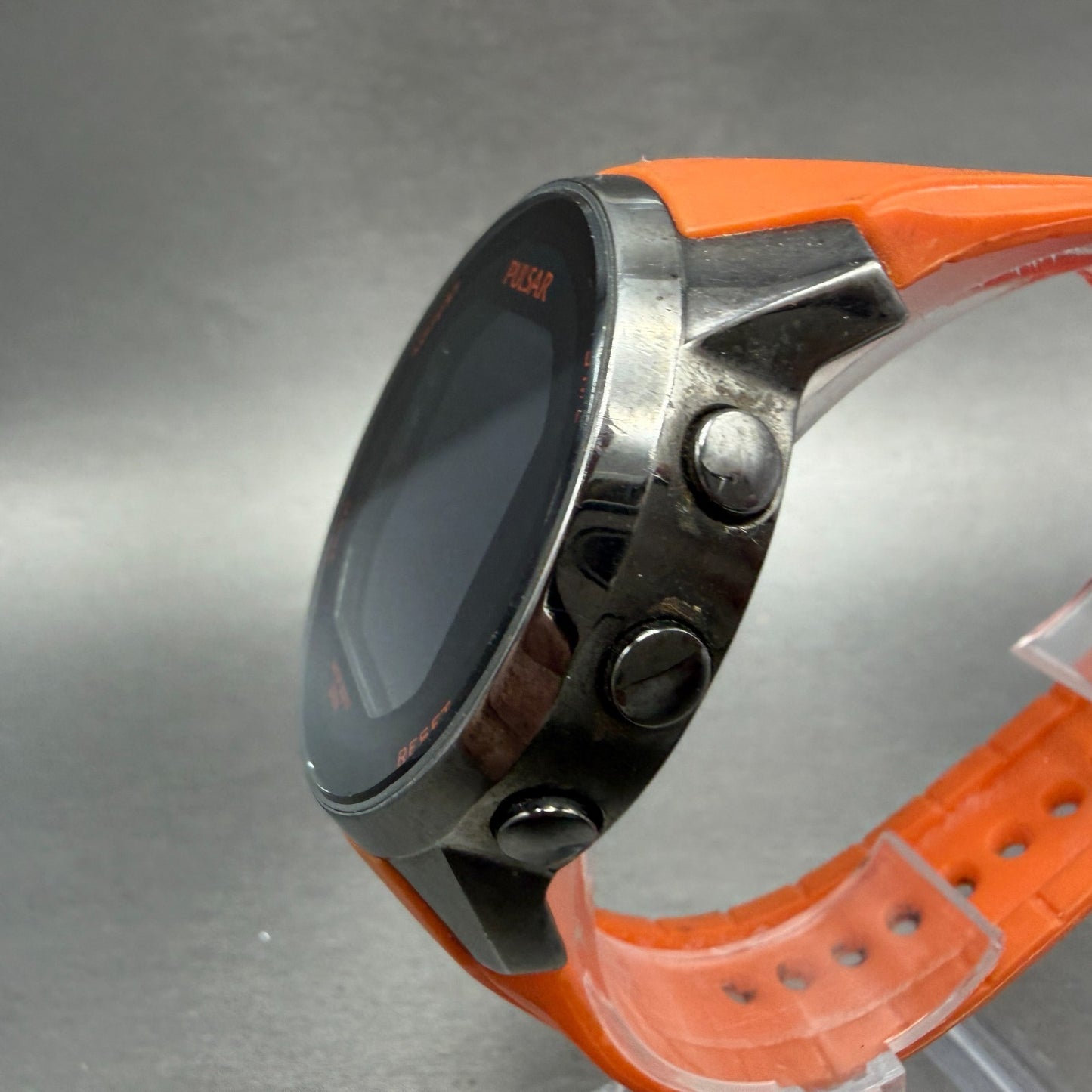 Pulsar Digital Watch Men 47mm Black LCD Alarm Chrono W861-X006 New Battery2