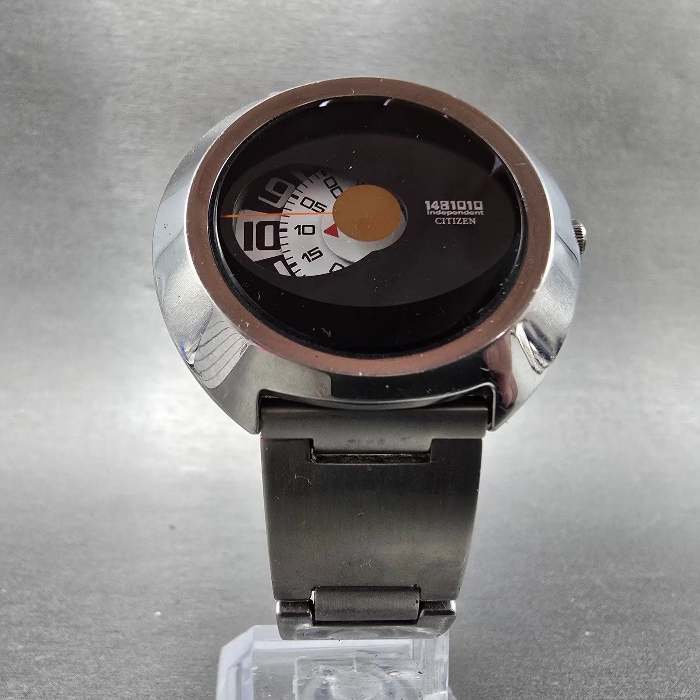 Citizen Independent 1481010 Watch Men 39mm Black Dial Silver Tone New Battery5