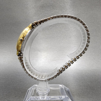 Bulova Watch Women 31mm Gold Dial Gold Tone Round 92P19 New Battery VTG6
