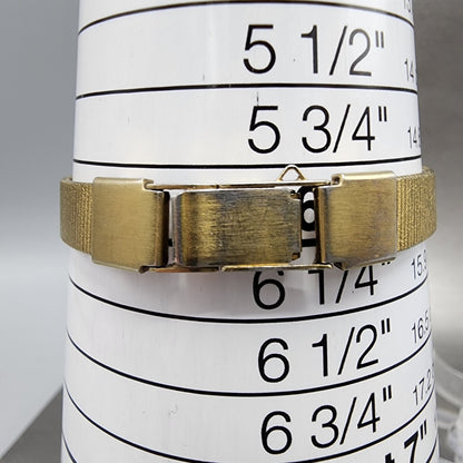 Seiko Watch Women 20mm Gold Dial Gold Tone Round 8Y21-0200 New Battery