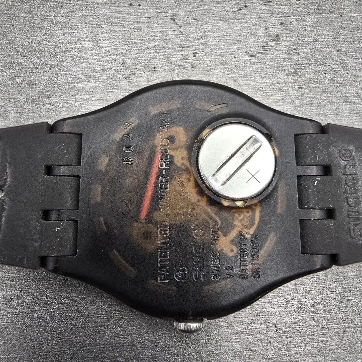 Swatch BROWN REBEL Watch Men 41mm Brown Dial Brown Daydate Round SUOC700 NewBatt10
