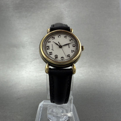 Seiko Avenue Watch Women 24mm Silver Dial Gold Tone Round 1F210C60 New Battery5