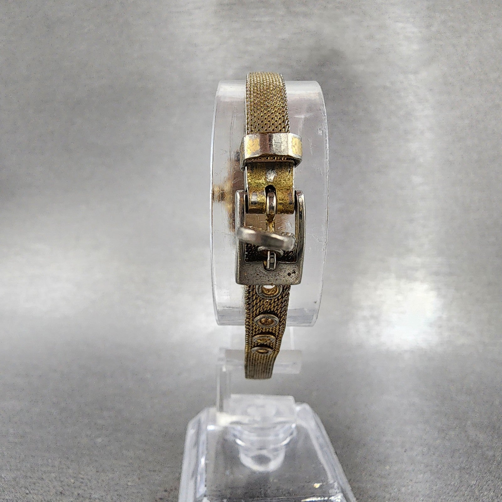 Citizen Phynox Tank Watch Women 15mm Silver Dial 14K Gold Filled Manual Wind Run7