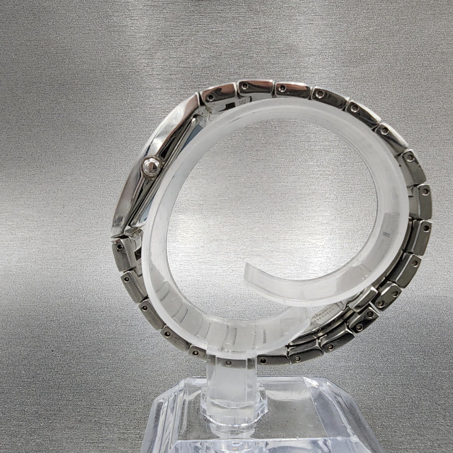 Seiko Premier Tank Watch Women 18mm Silver Dial Silver Tone 1n000cl0 NewBattery6