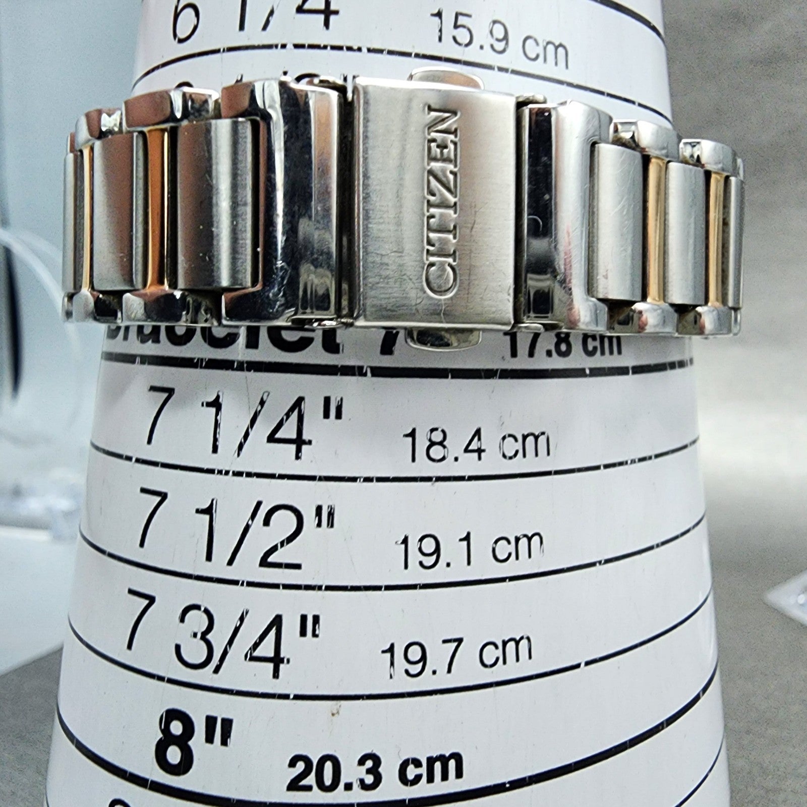 Citizen EcoDrive Watch Women 35mm White Dial Two Tone E031R010867 Runs10