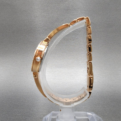 Citizen EcoDrive Silhouette Crystal Watch Women 25mm MOP Dial Rose Gold Tone6