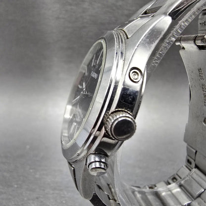 Citizen Reguno Watch Men 36mm Black Dial Steel SolarAtomic H415 Round Runs3